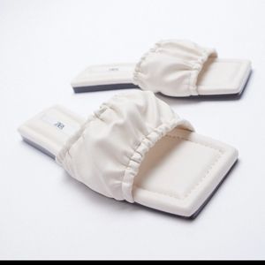 Zara ruched sandals